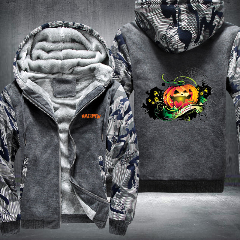 Happy Horror Halloween Fleece Hoodies Jacket