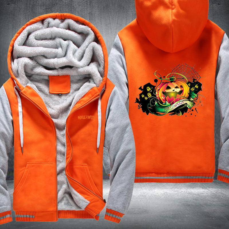 Happy Horror Halloween Fleece Hoodies Jacket