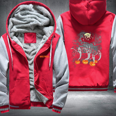 Ghost Horror Halloween Fleece Hoodies Jacket