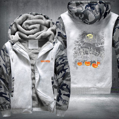 Ghost Horror Halloween Fleece Hoodies Jacket