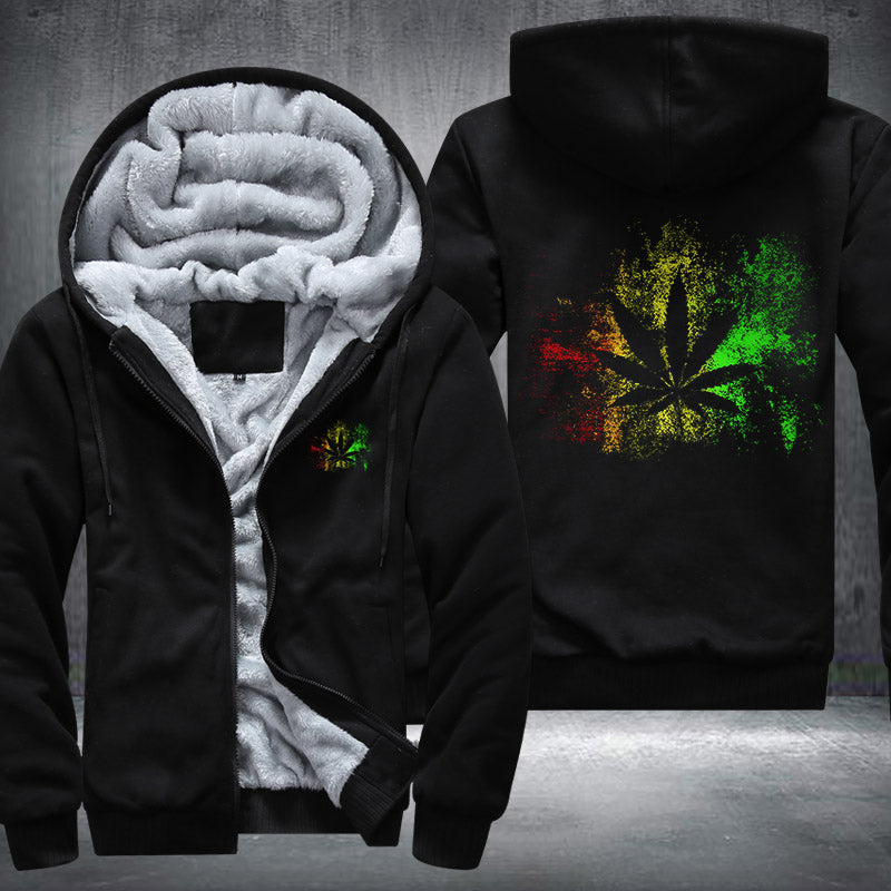 Rasta Reggae Fleece Hoodies Jacket