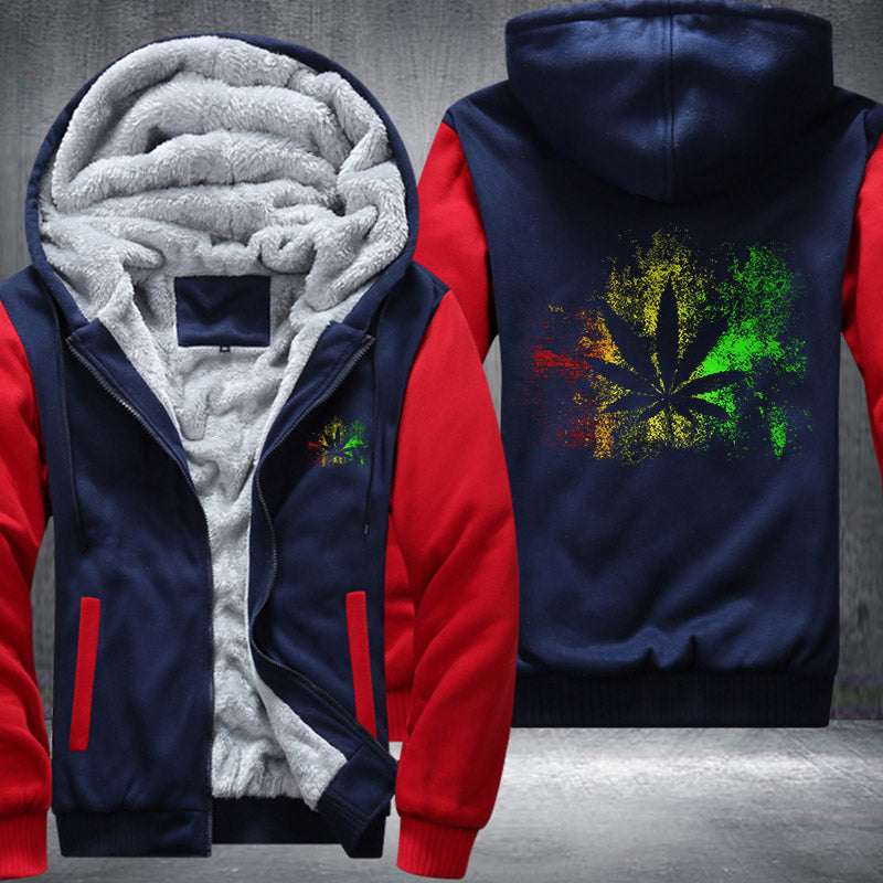 Rasta Reggae Fleece Hoodies Jacket