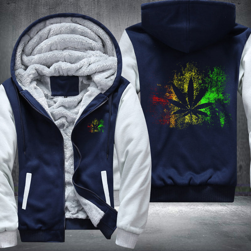 Rasta Reggae Fleece Hoodies Jacket