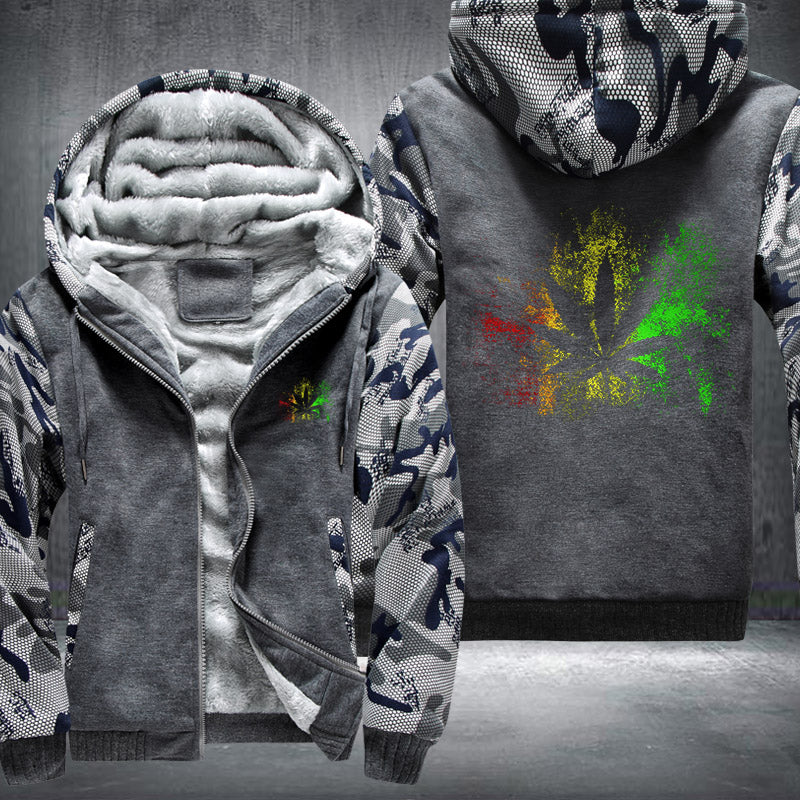 Rasta Reggae Fleece Hoodies Jacket