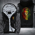 Lion Raggae Rasta Fleece Hoodies Jacket