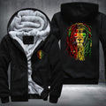 Lion Raggae Rasta Fleece Hoodies Jacket