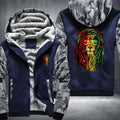 Lion Raggae Rasta Fleece Hoodies Jacket