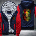 Lion Raggae Rasta Fleece Hoodies Jacket