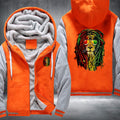 Lion Raggae Rasta Fleece Hoodies Jacket