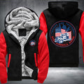 Troops and truckers keep america going Fleece Hoodies Jacket