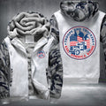 Troops and truckers keep america going Fleece Hoodies Jacket