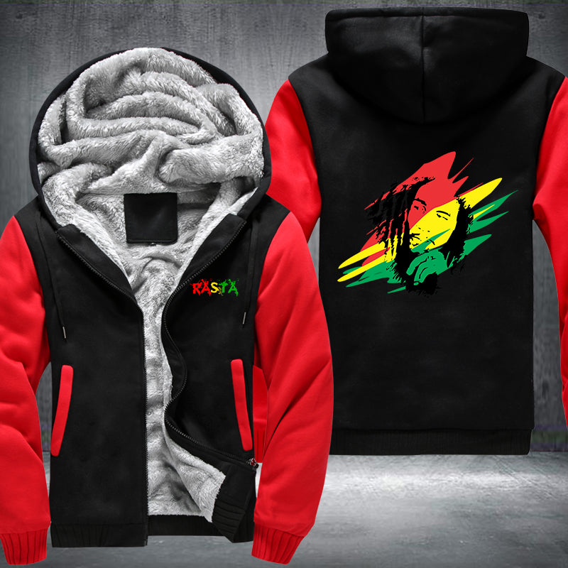 Marley Rasta Fleece Hoodies Jacket