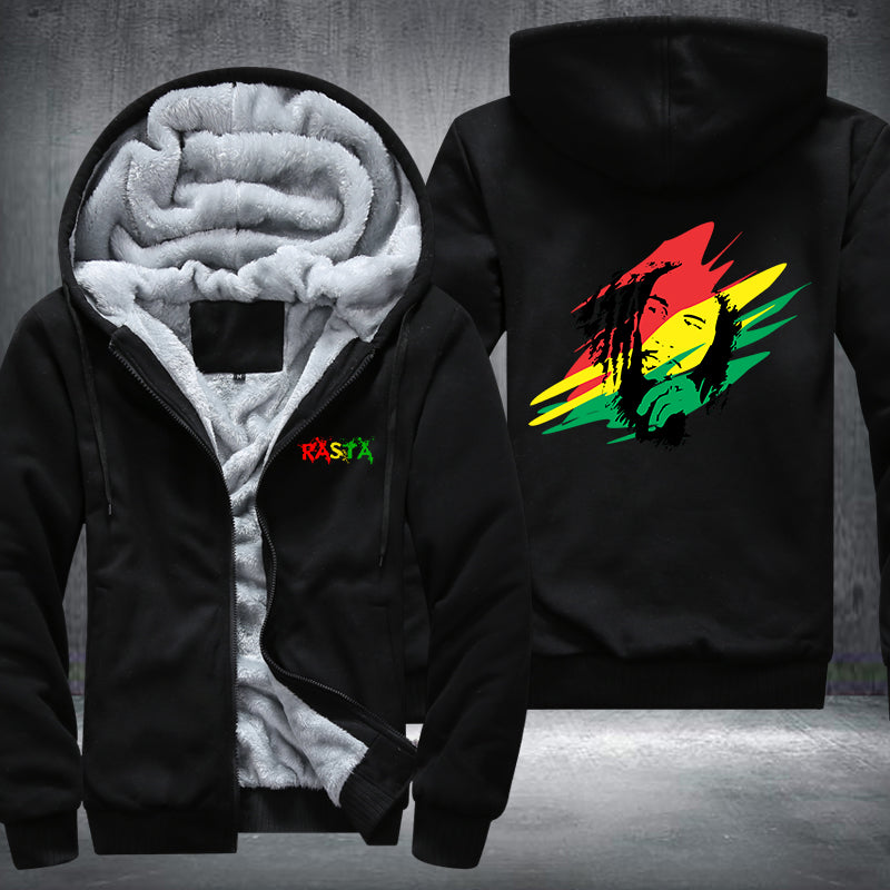 Marley Rasta Fleece Hoodies Jacket
