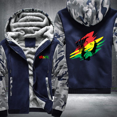 Marley Rasta Fleece Hoodies Jacket
