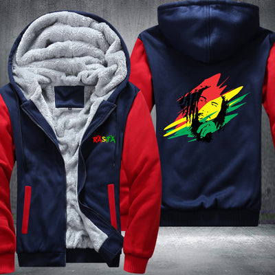 Marley Rasta Fleece Hoodies Jacket