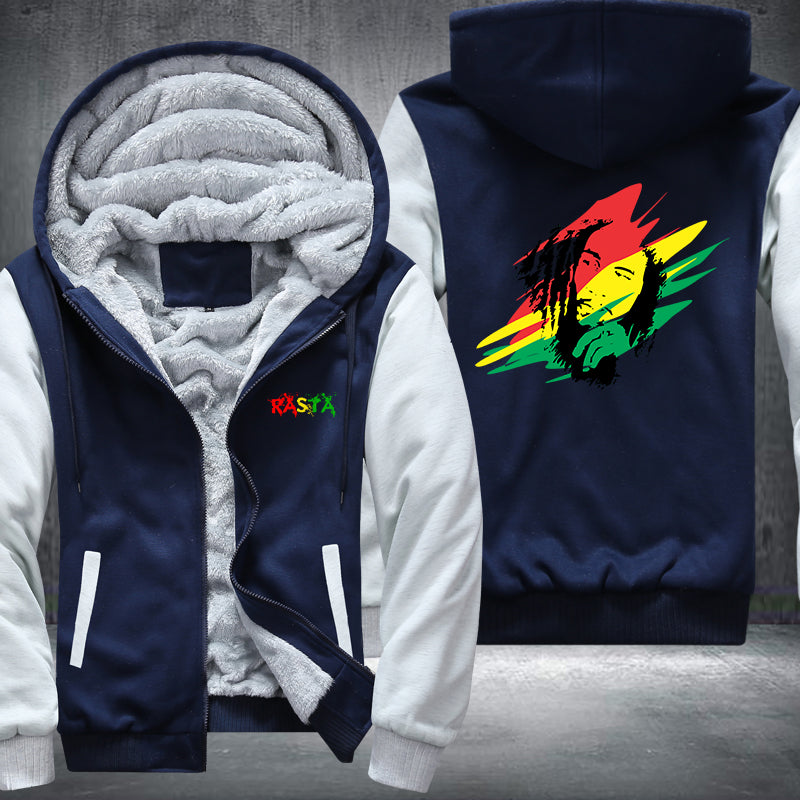 Marley Rasta Fleece Hoodies Jacket