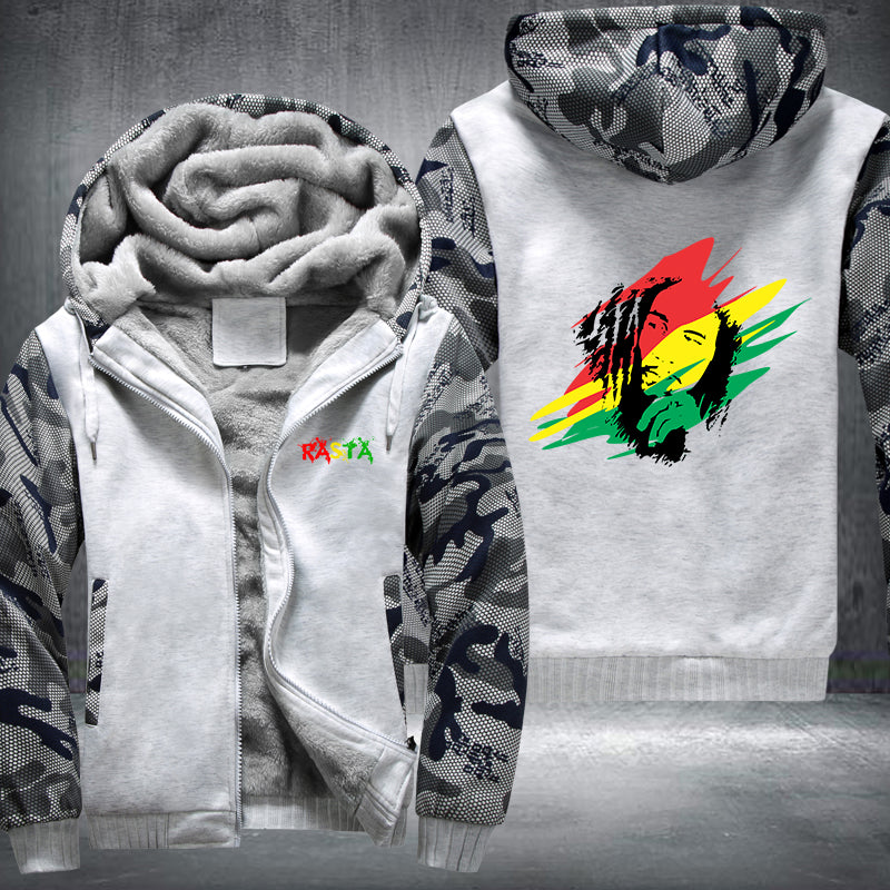 Marley Rasta Fleece Hoodies Jacket