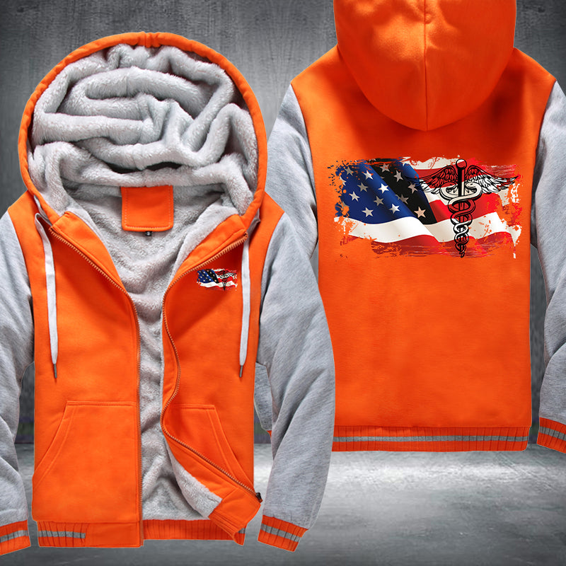 American Nurse Fleece Hoodies Jacket