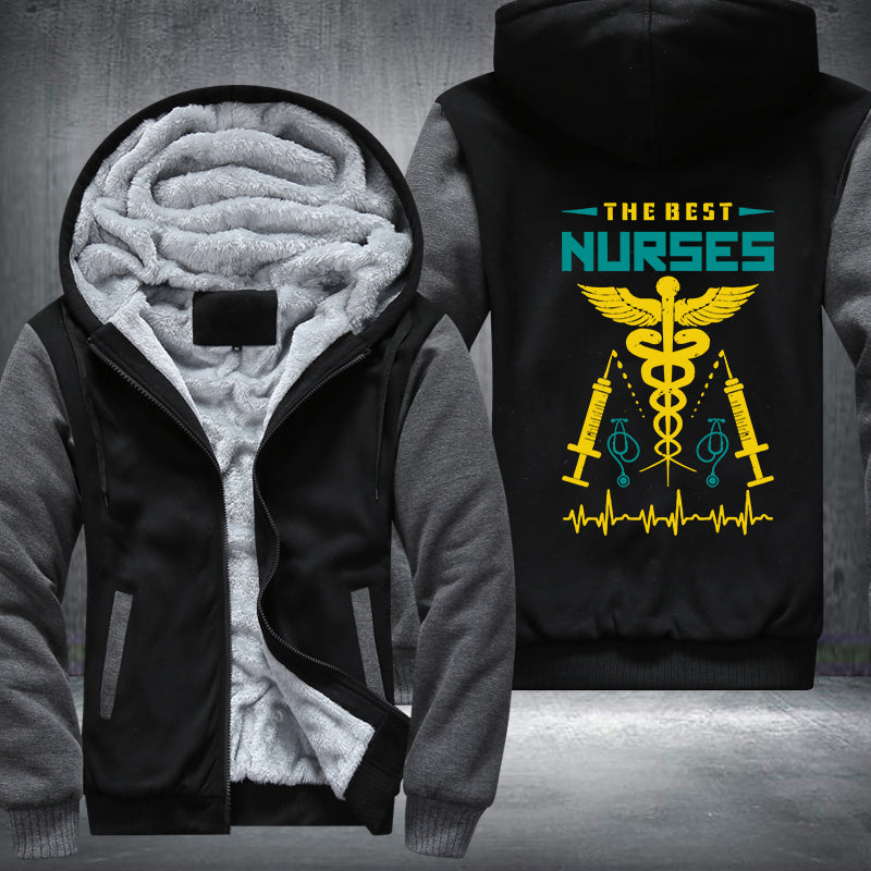The Best Nurse Fleece Hoodies Jacket