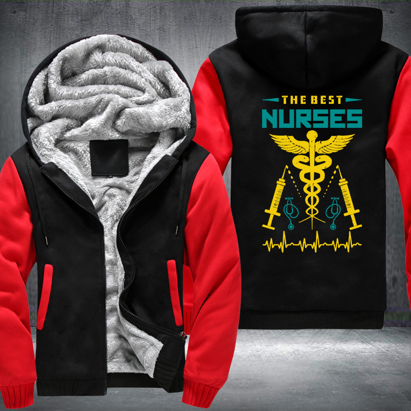 The Best Nurse Fleece Hoodies Jacket