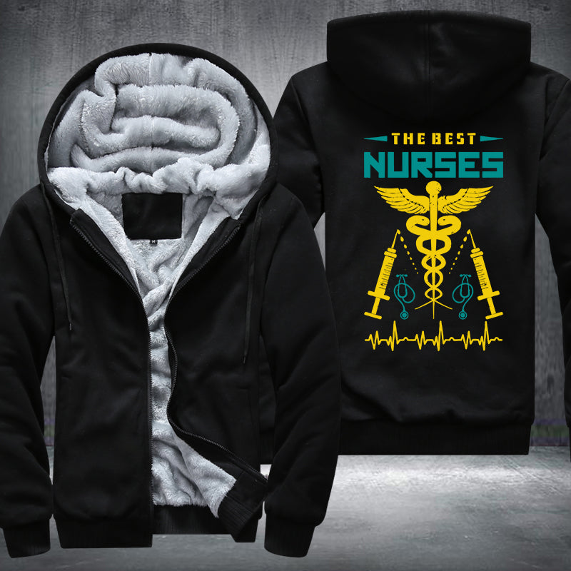 The Best Nurse Fleece Hoodies Jacket