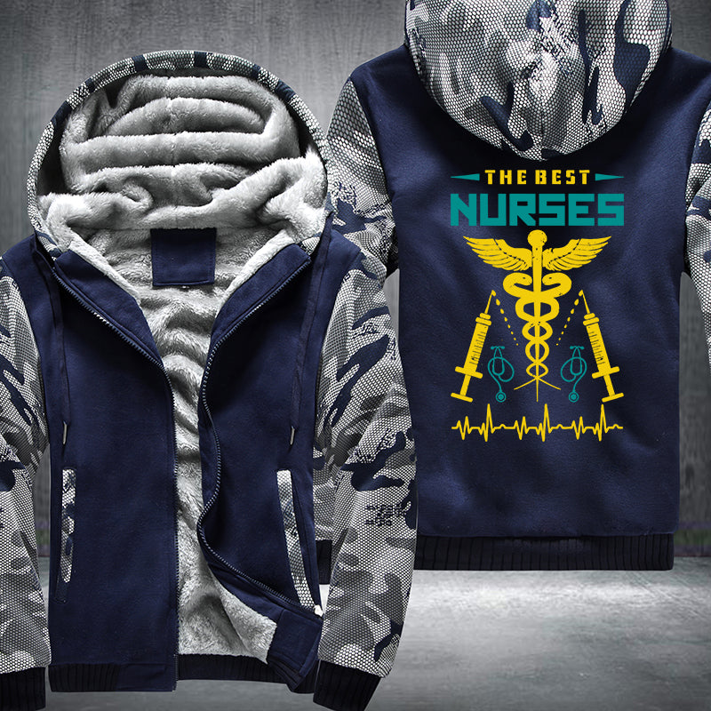 The Best Nurse Fleece Hoodies Jacket
