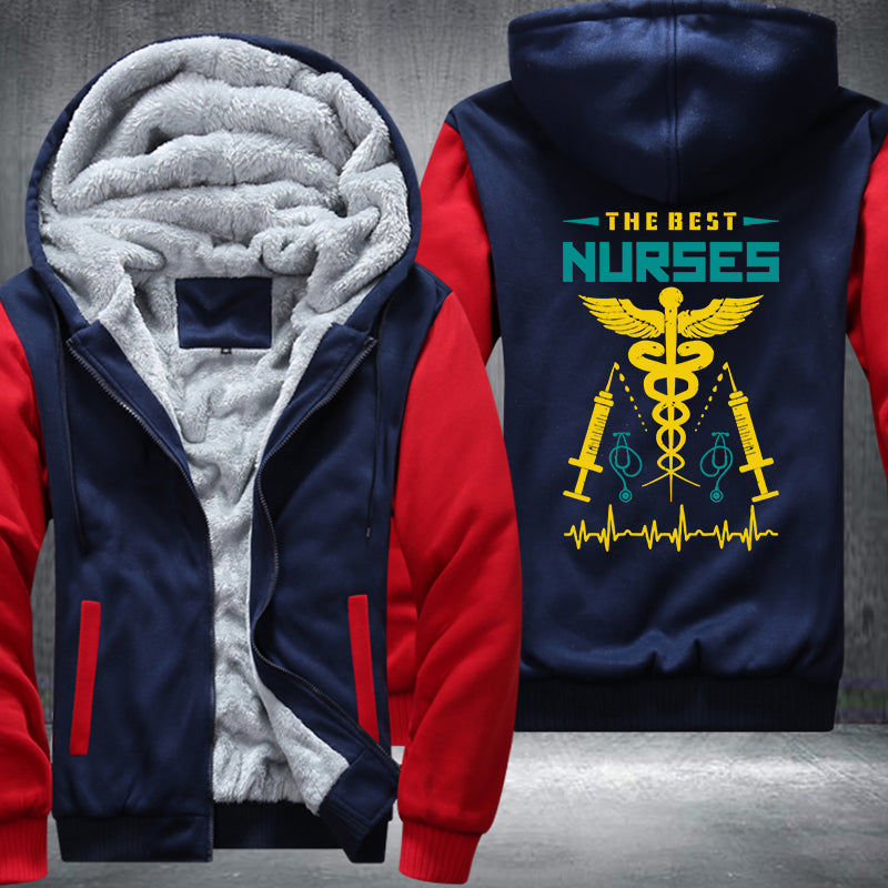 The Best Nurse Fleece Hoodies Jacket