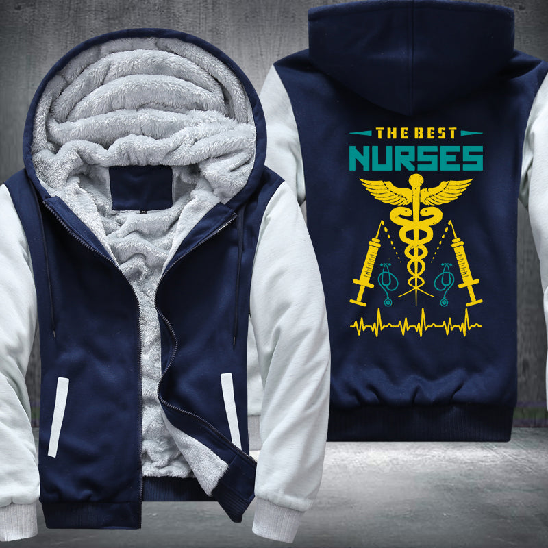 The Best Nurse Fleece Hoodies Jacket