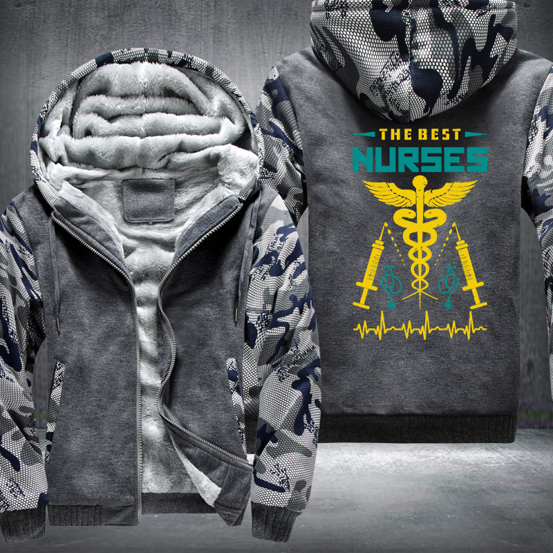 The Best Nurse Fleece Hoodies Jacket