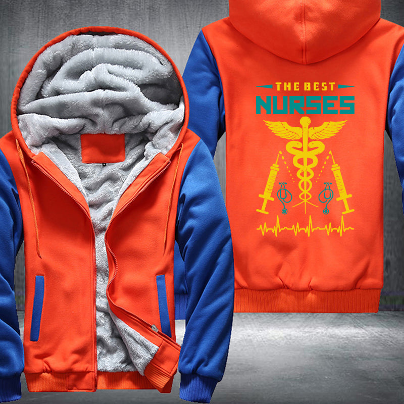 The Best Nurse Fleece Hoodies Jacket