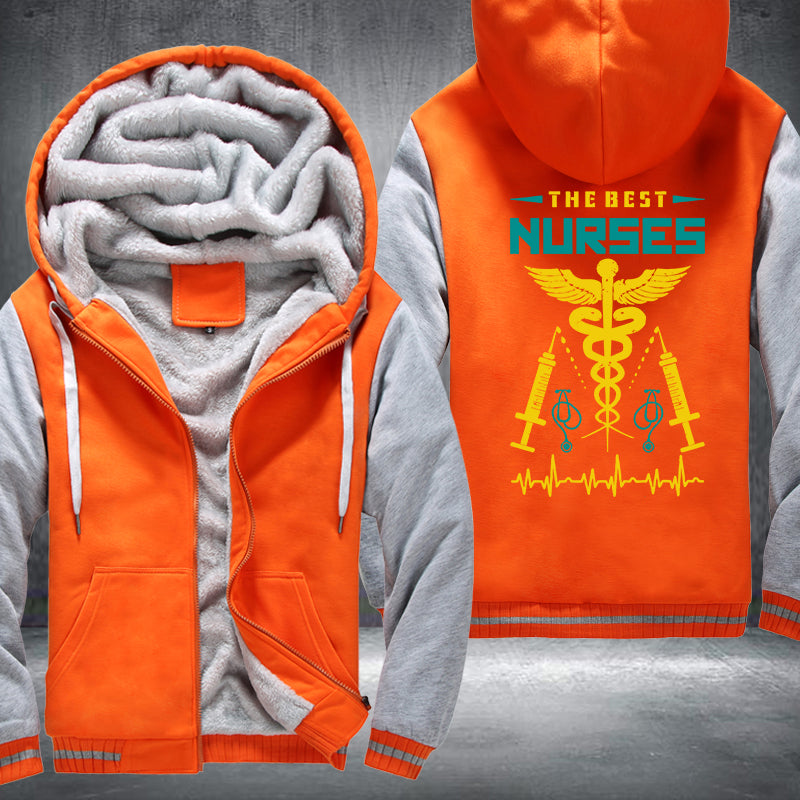 The Best Nurse Fleece Hoodies Jacket