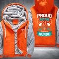 Proud Mom Of An Awesome Nurse Fleece Hoodies Jacket