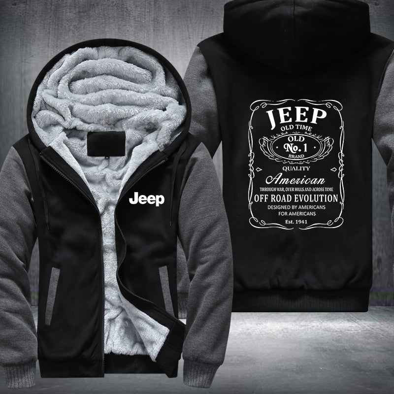 Jeep Old Time Fleece Hoodies Jacket