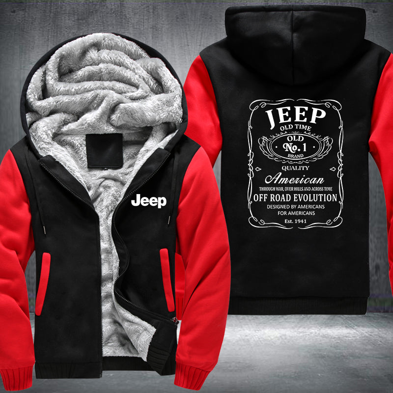 Jeep Old Time Fleece Hoodies Jacket