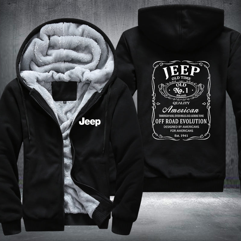 Jeep Old Time Fleece Hoodies Jacket