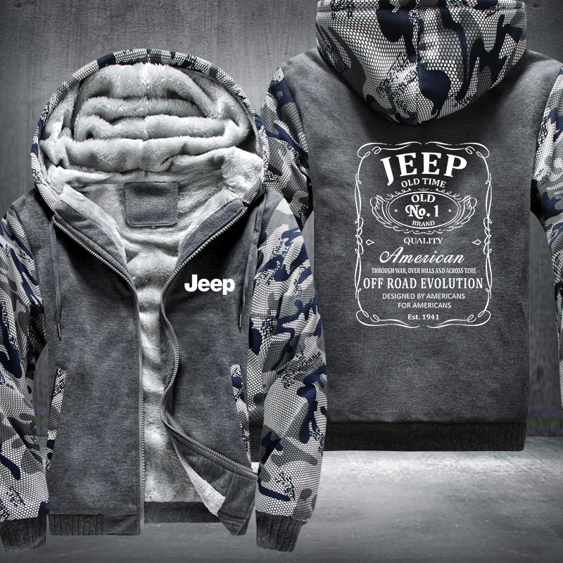 Jeep Old Time Fleece Hoodies Jacket