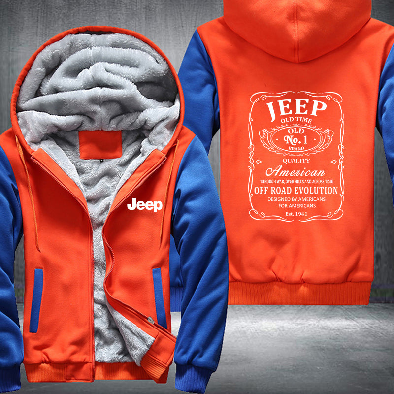 Jeep Old Time Fleece Hoodies Jacket