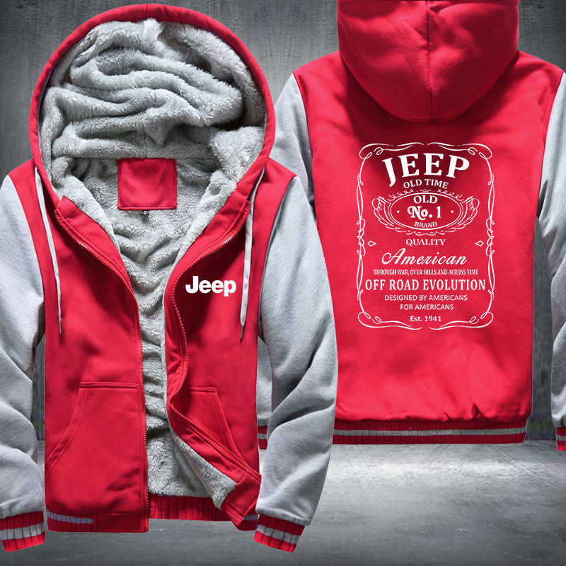 Jeep Old Time Fleece Hoodies Jacket