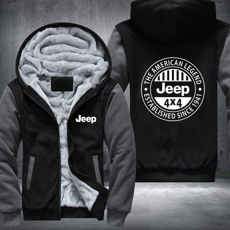 The American Legend Jeep Fleece Hoodies Jacket