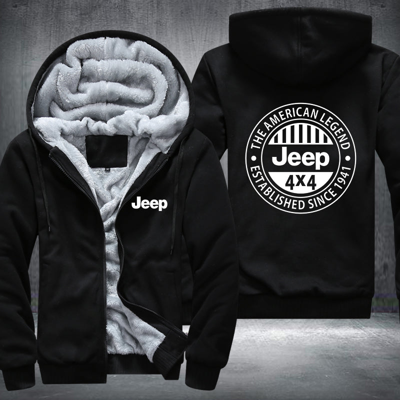 The American Legend Jeep Fleece Hoodies Jacket