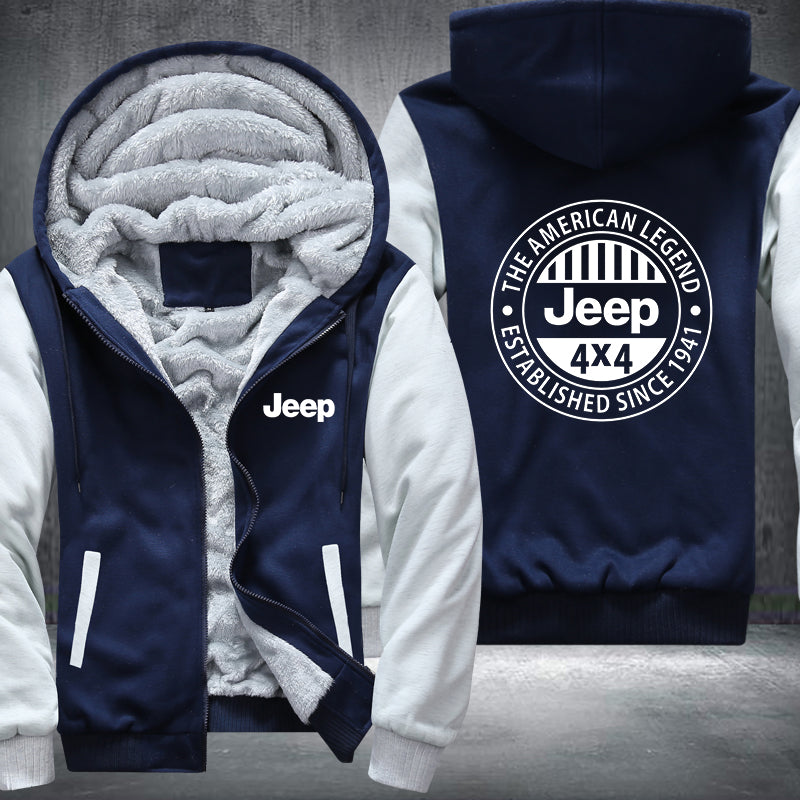 The American Legend Jeep Fleece Hoodies Jacket