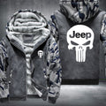 Jeep Skull Fleece Hoodies Jacket