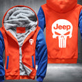 Jeep Skull Fleece Hoodies Jacket