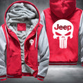 Jeep Skull Fleece Hoodies Jacket