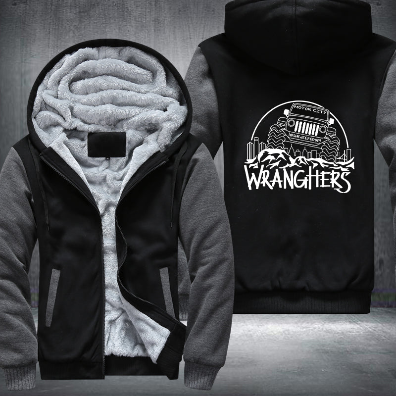 Motor City Wranghers Fleece Hoodies Jacket