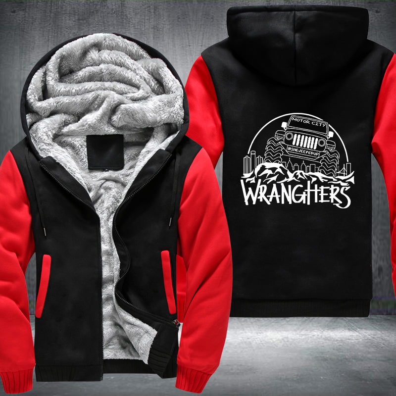 Motor City Wranghers Fleece Hoodies Jacket