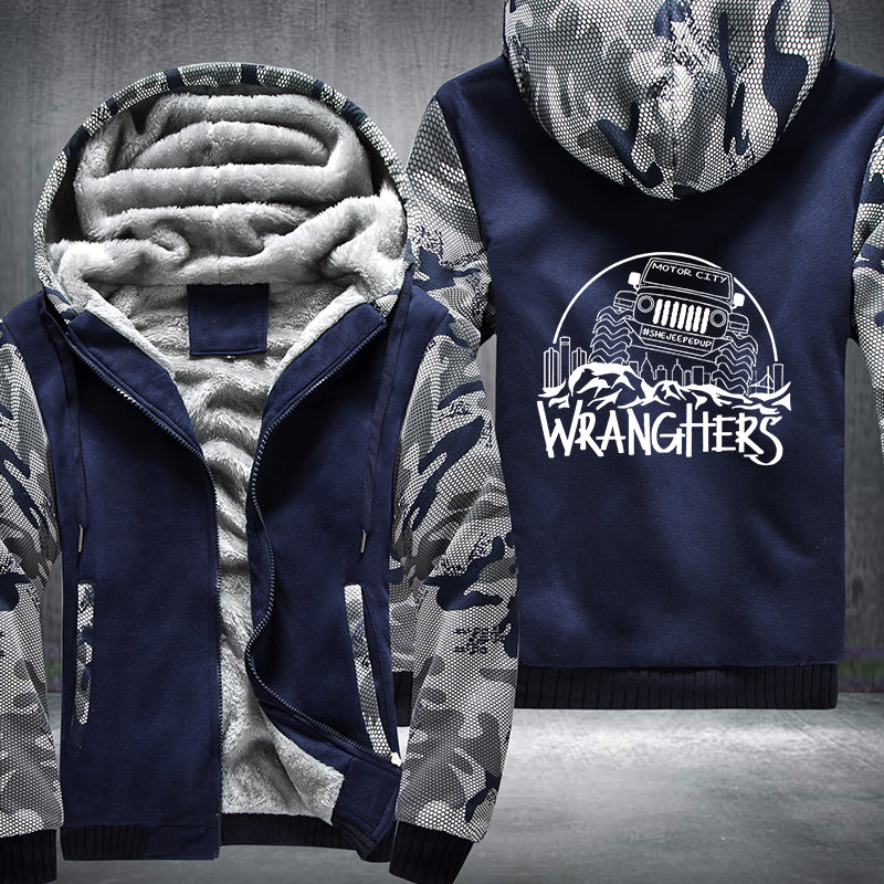 Motor City Wranghers Fleece Hoodies Jacket