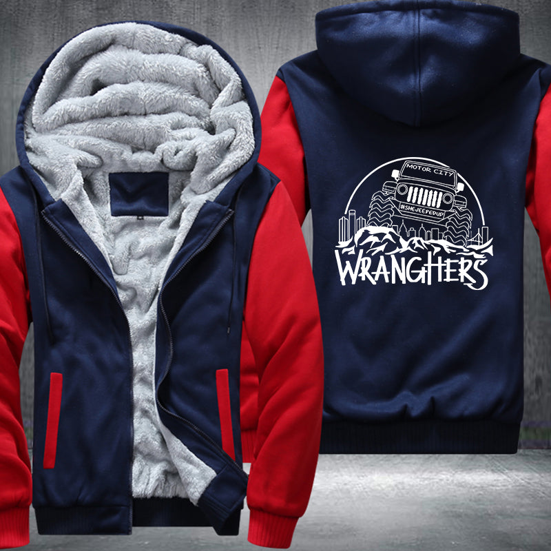 Motor City Wranghers Fleece Hoodies Jacket