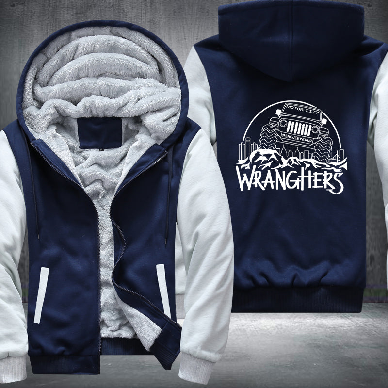 Motor City Wranghers Fleece Hoodies Jacket