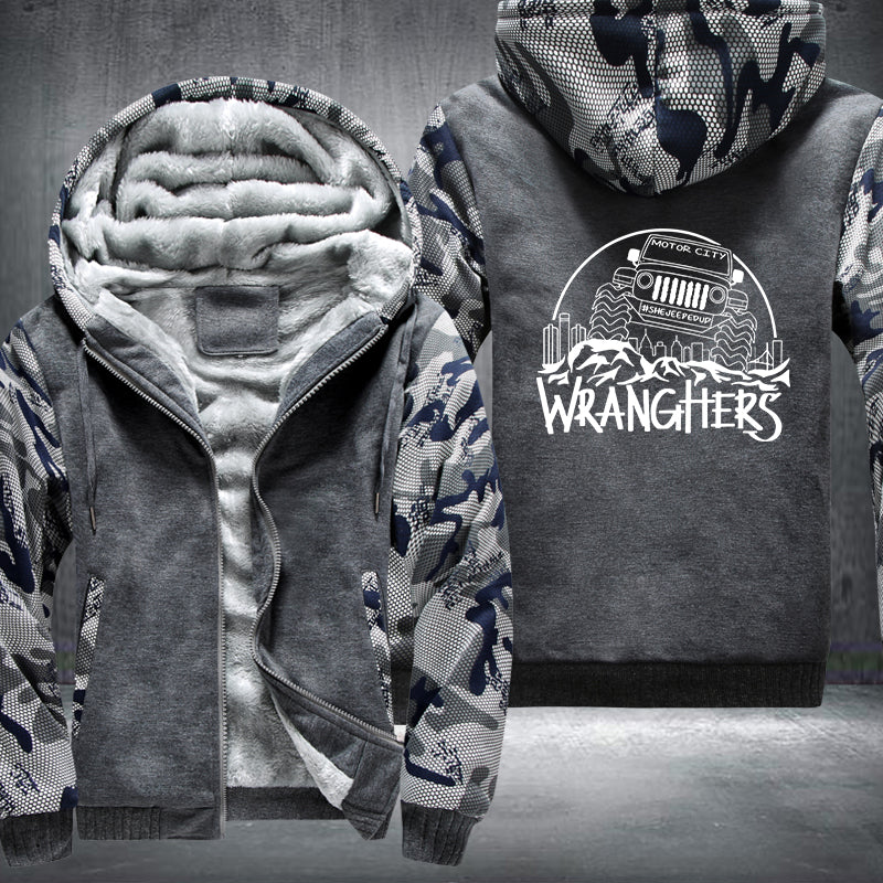 Motor City Wranghers Fleece Hoodies Jacket